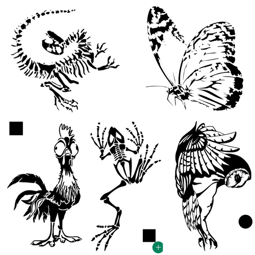 Animal stencil designs